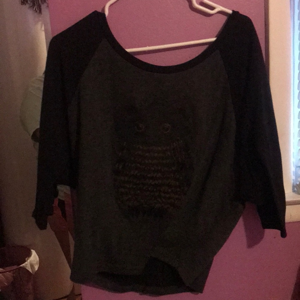 Owl Baseball Tee